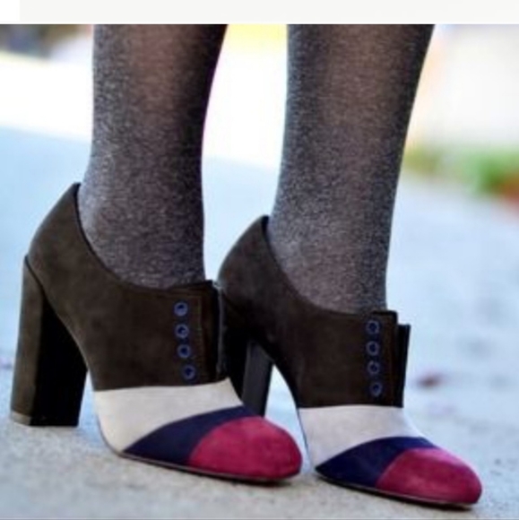 Tory Burch Shoes - Tory Burch Stella 3 color suede oxford shoes